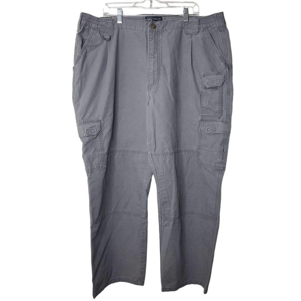 511 Tactical Series Cargo Pants Mens Khaki Tan Double Knee Elastic Waist 44X30